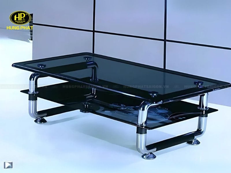 bàn kính sofa bs-08
