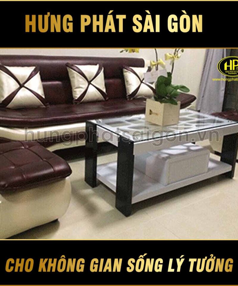 Sofa băng da cao cấp H-211