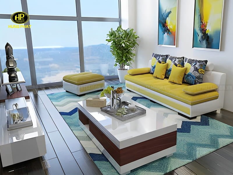 ghế sofa băng đẹp hưng phát h-215