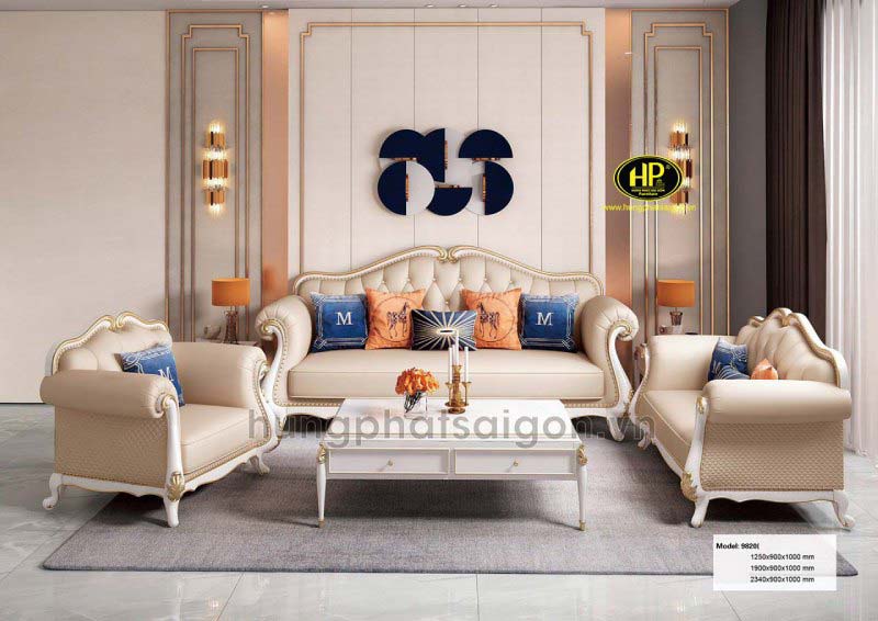 Sofa phong cách Châu Âu AT-9820