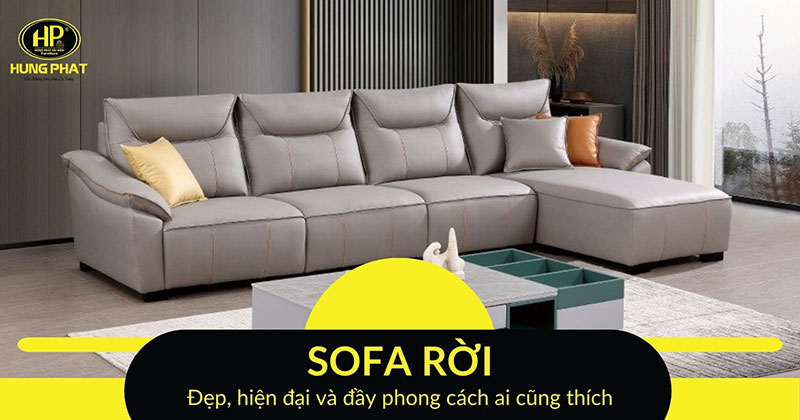 35 Mẫu Ghế Sofa Rời Đẹp, Hiện Đại Và Đầy Phong Cách Ai Cũng Thích