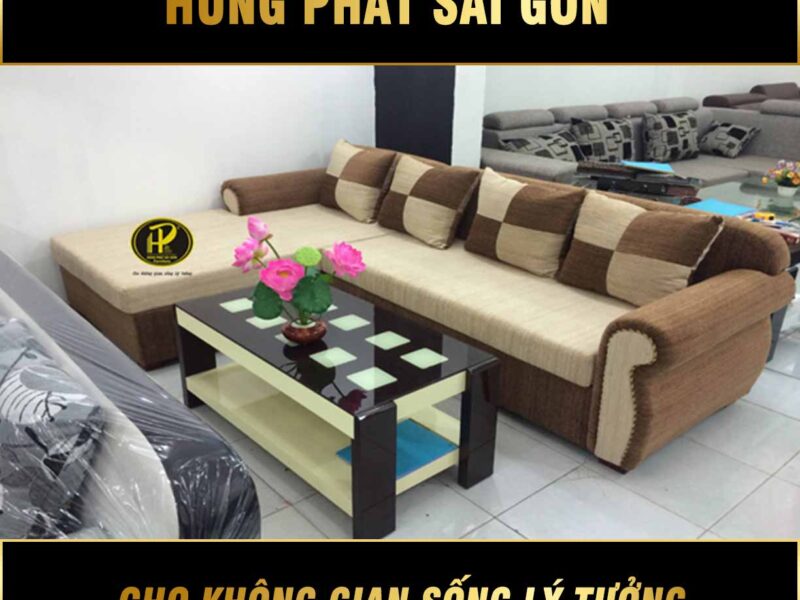 Sofa vải đẹp hiện đại H-33