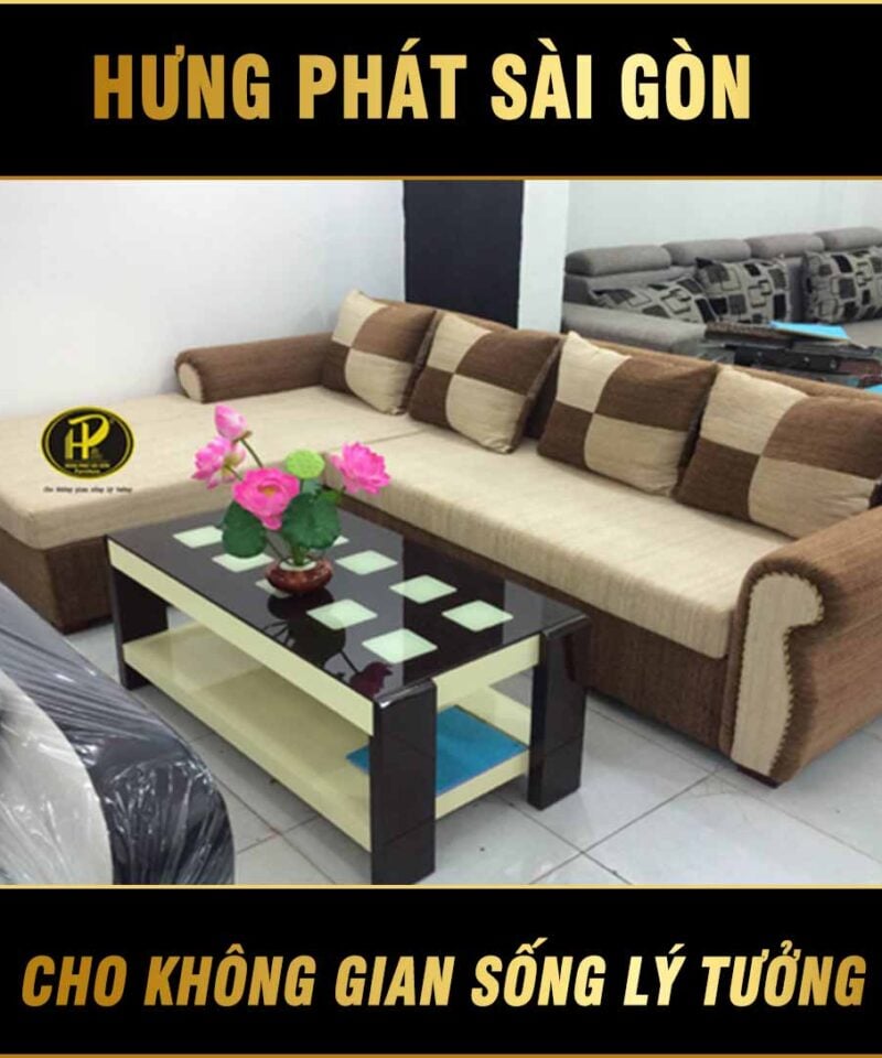 Sofa vải đẹp hiện đại H-33