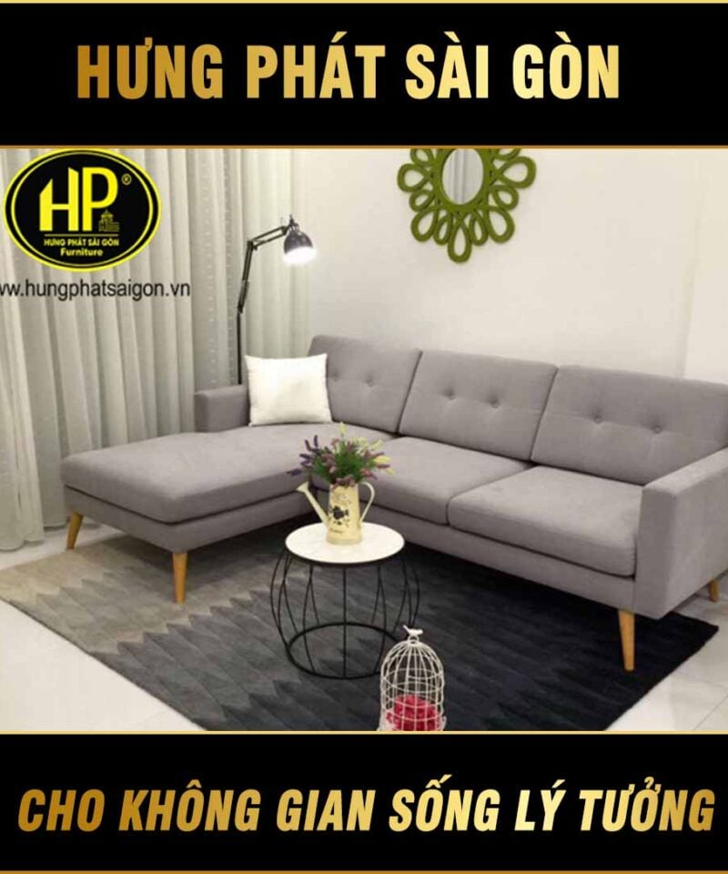 Sofa góc đẹp hiện đại H-242