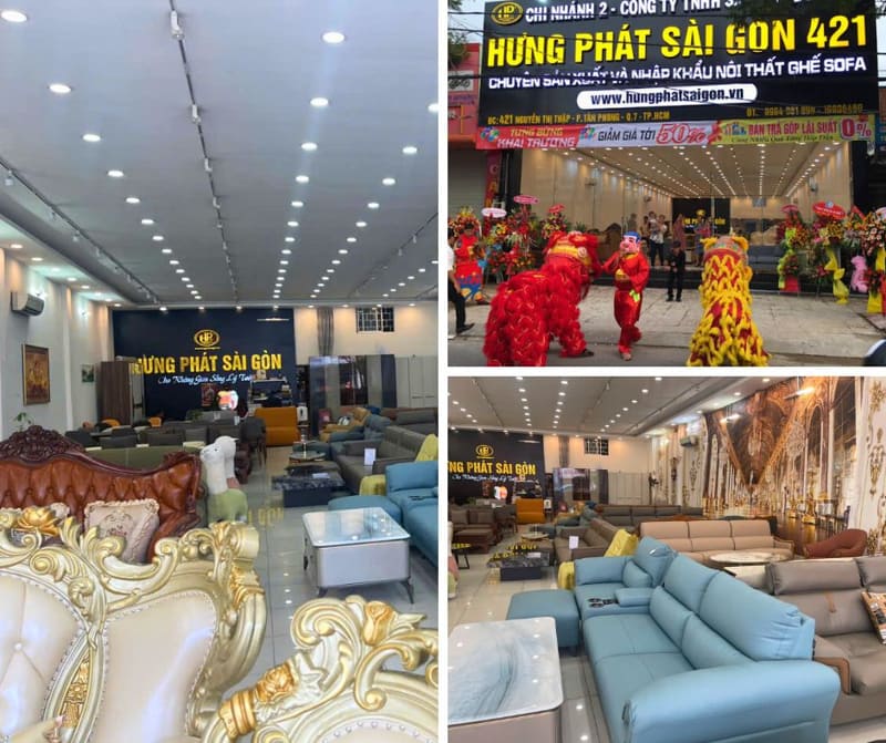 showroom cửa hàng sofa quận 7 hpsg