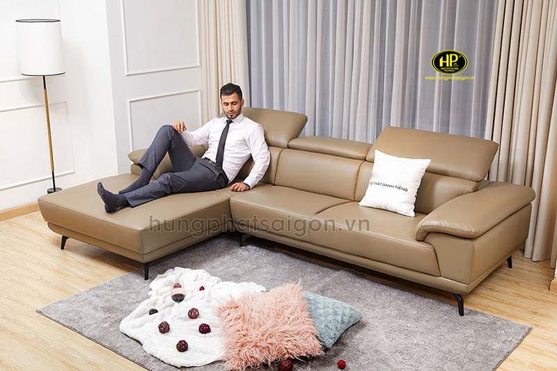 Sofa góc L nhỏ chung cư cao cấp HD-83