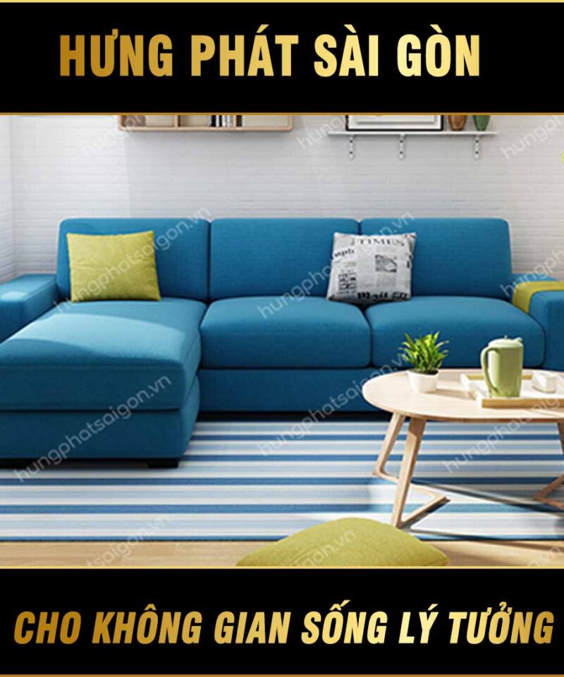 Sofa góc nhà đẹp H-400