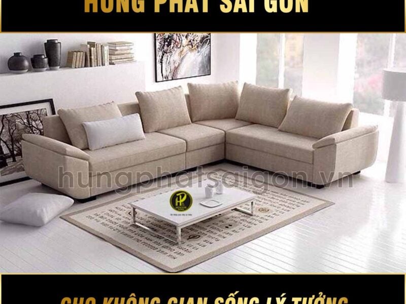 Sofa vải phòng khách hiện đại H-43