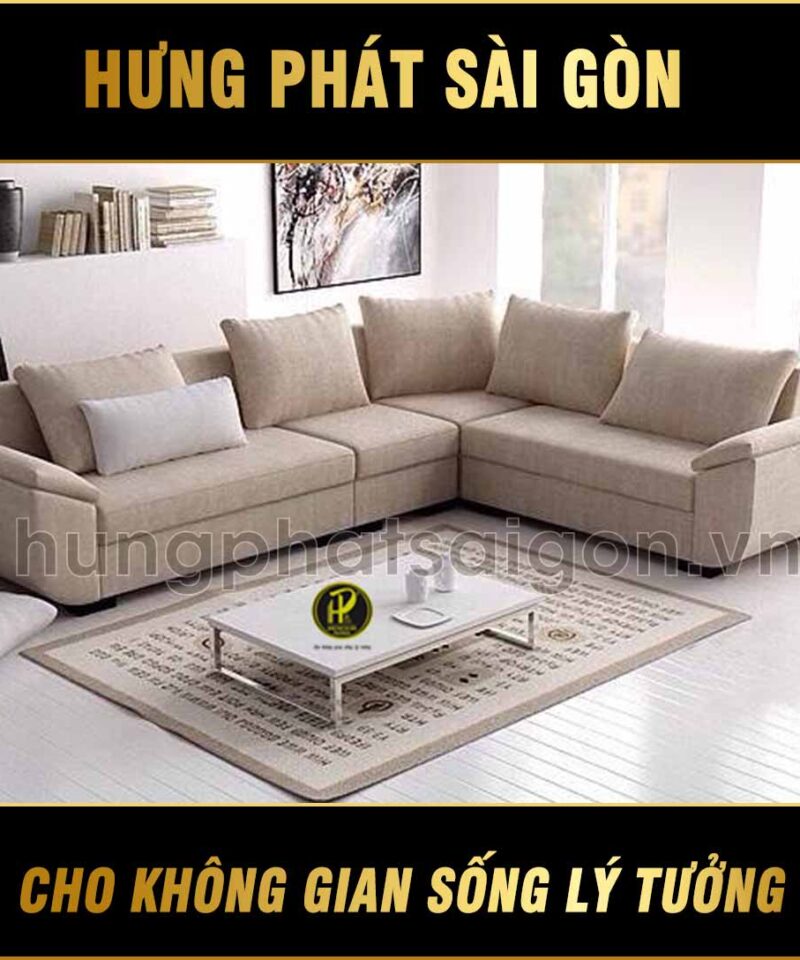 Sofa vải phòng khách hiện đại H-43