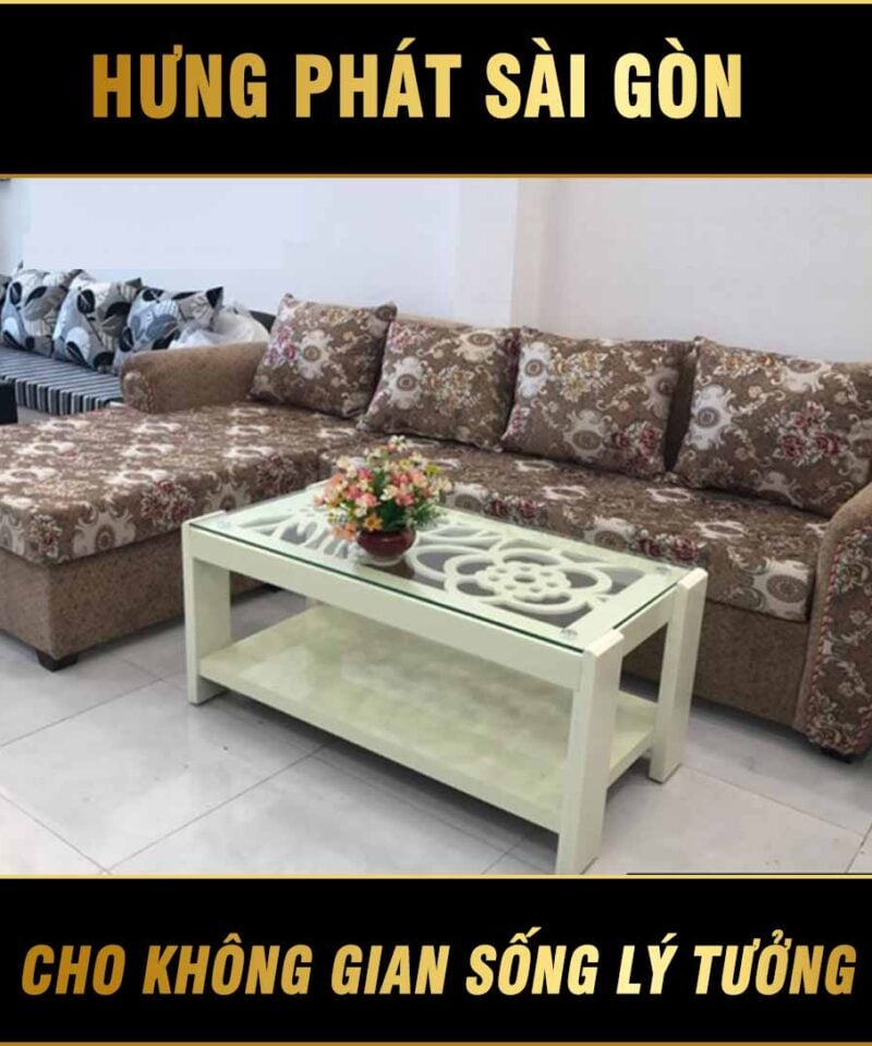 Sofa góc hoa văn cổ điển H-240