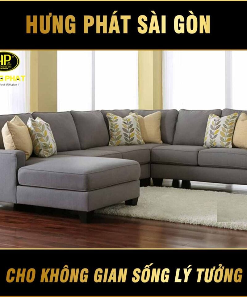 Sofa góc vải chữ U H-281