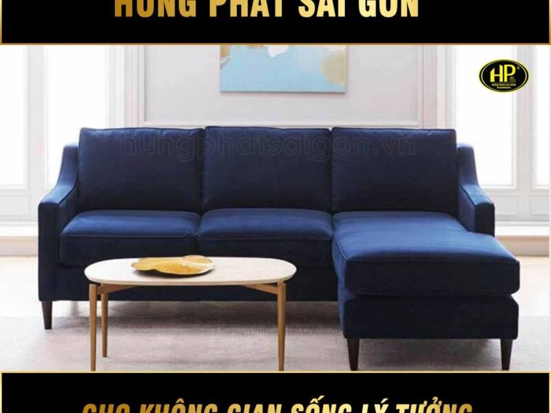 Sofa vải phòng khách chữ L H-666