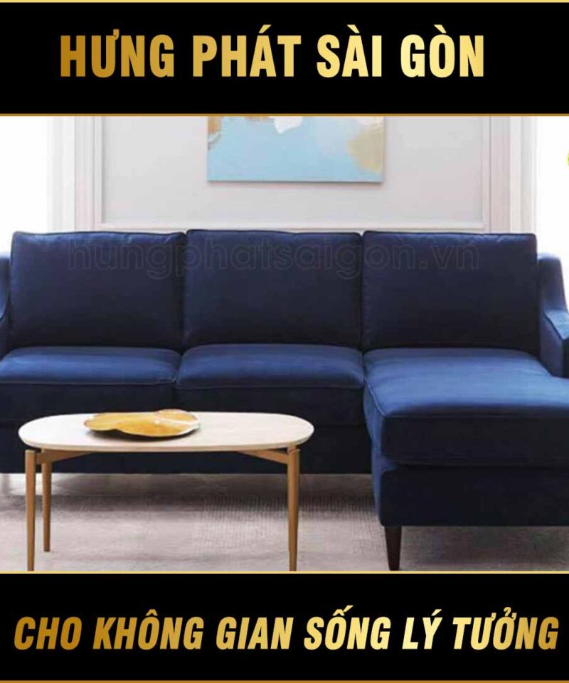 Sofa vải phòng khách chữ L H-666