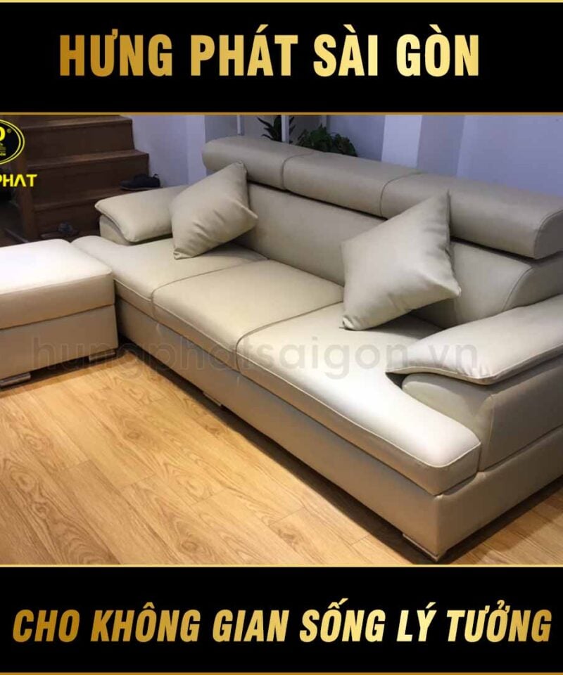 Sofa băng da đầu bật Hưng Phát H-612