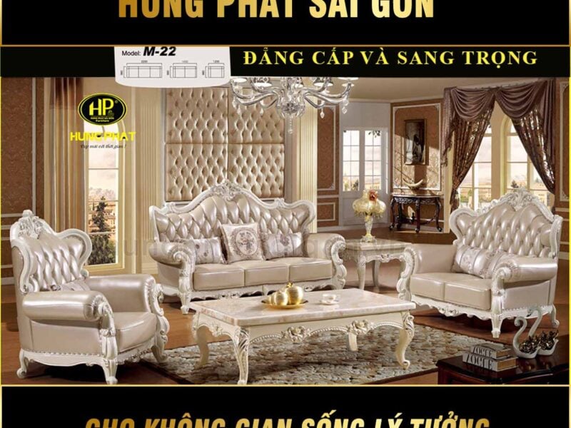 Sofa Tân Cổ Điển Hiện Đại M-22