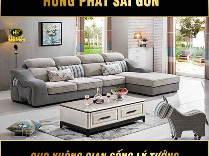 Sofa vải nhập khẩu H-318