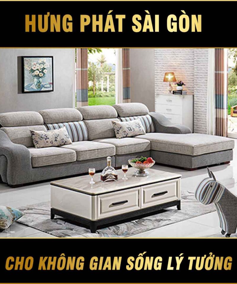 Sofa vải nhập khẩu H-318