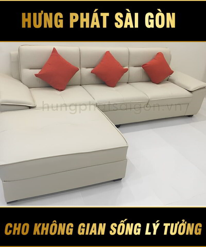 sofa băng da H-247