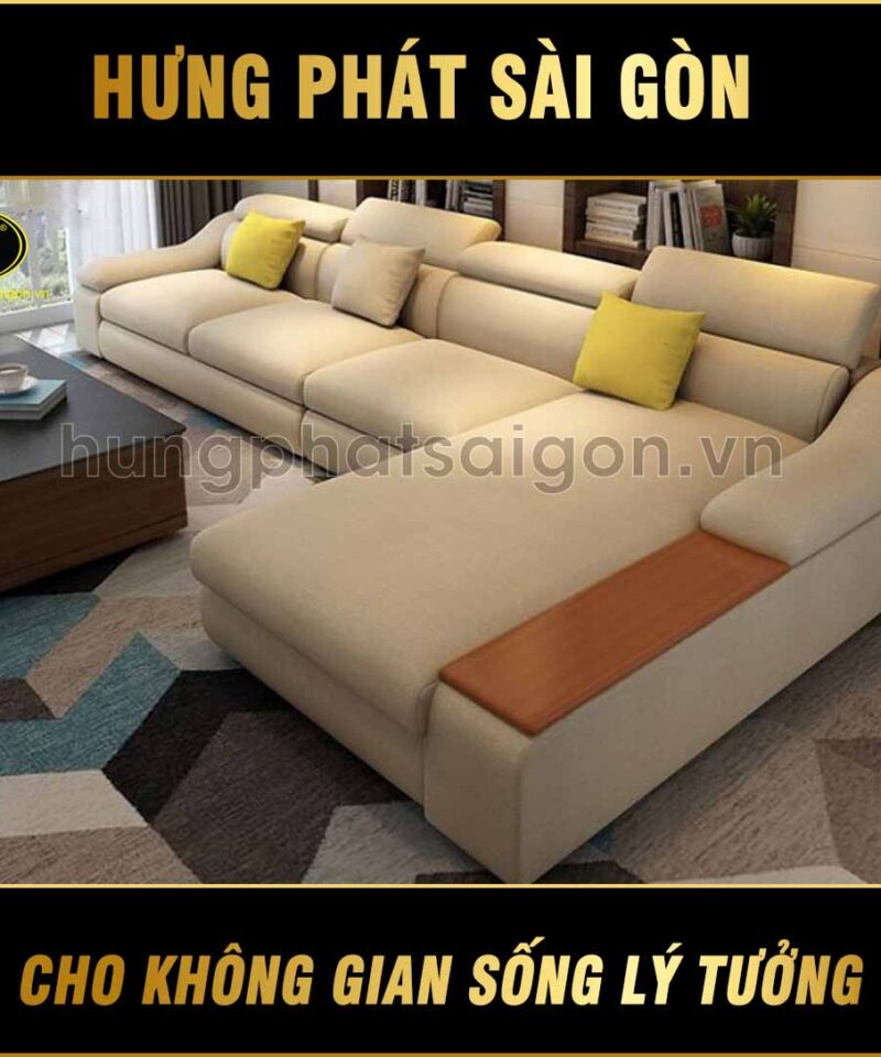 Sofa góc vải cao cấp H-266