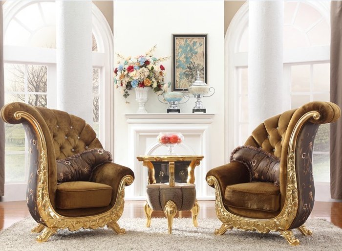 sofa đơn phong cách hoàng gia sang trọng hiện đại