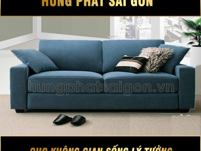 Sofa băng vải màu coban H-275