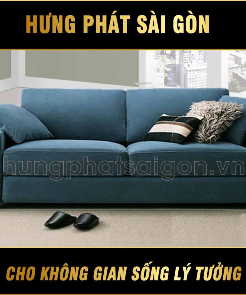 Sofa băng vải màu coban H-275