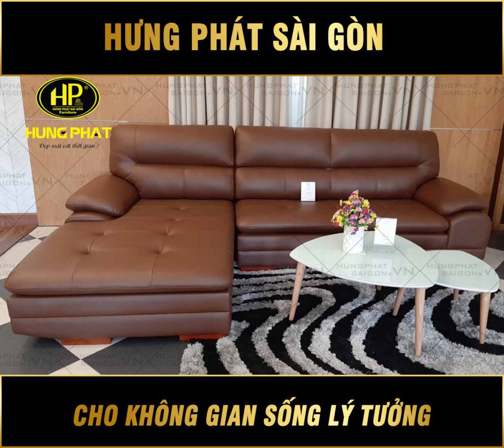 Sofa da nhập khẩu mã HBD-421