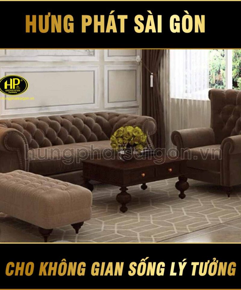 sofa tân cổ điển trọn bộ giá rẻ sang trọng