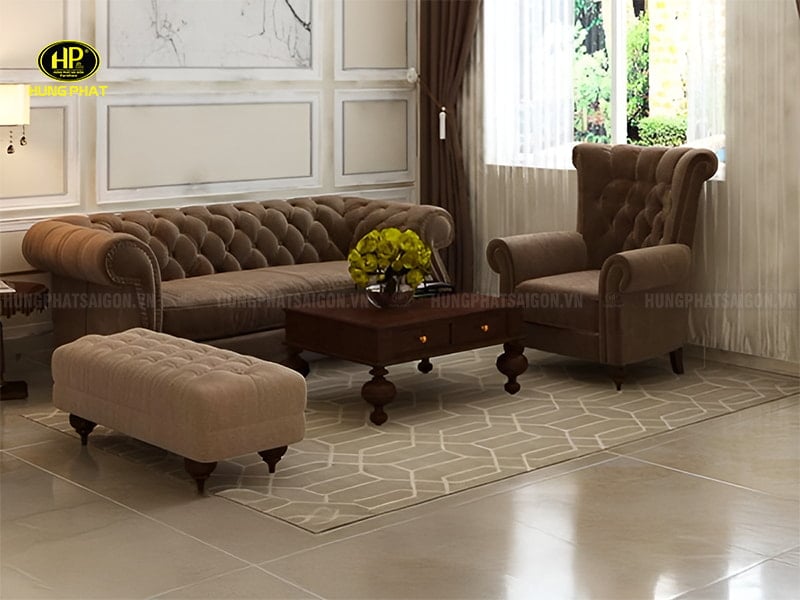 ghế sofa tân cổ điển trọn bộ h-112