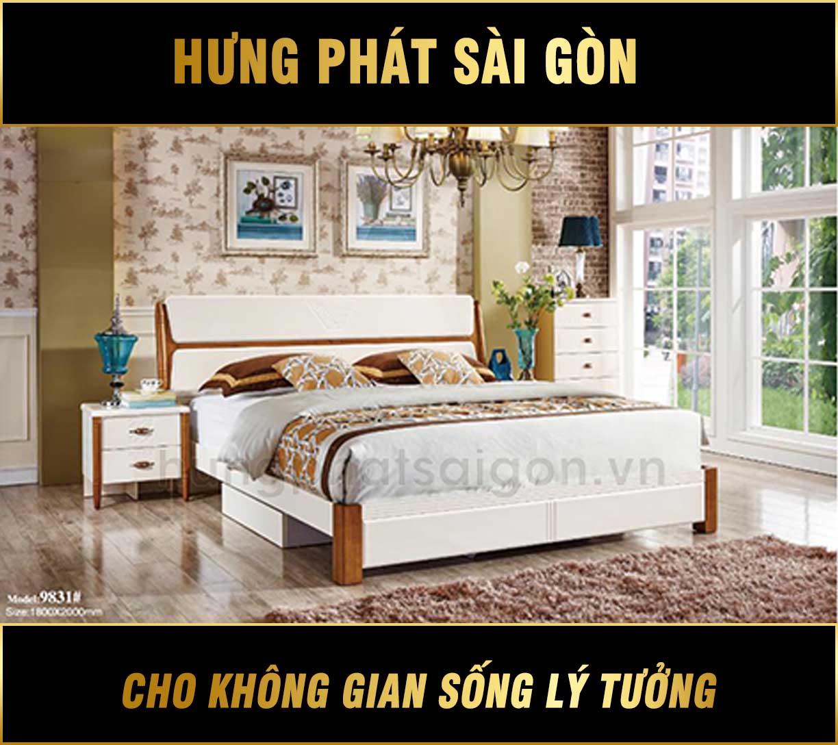 Giường ngủ nhập khẩu G-9831