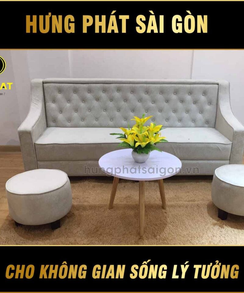 Sofa băng đẹp H-179