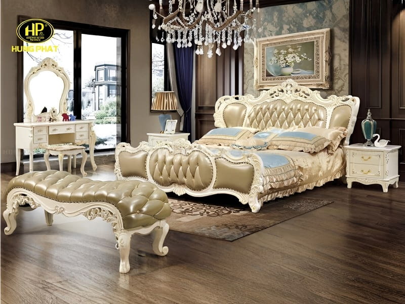 giường cổ điển nhập khẩu a-29