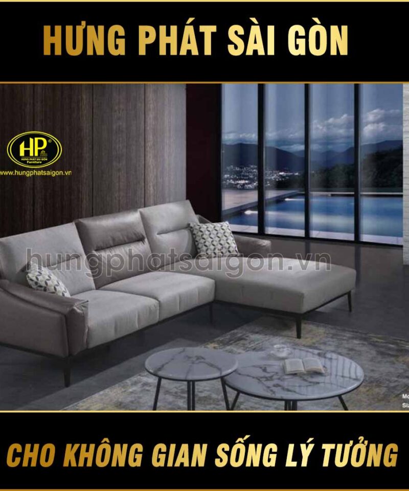 Sofa cao cấp vải giả da C-336