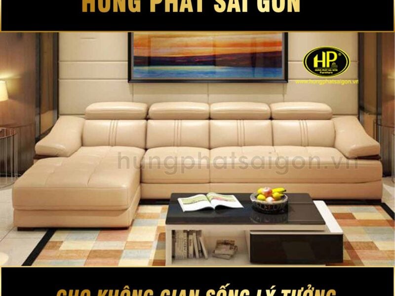 Sofa da sang trọng cao cấp H-9052B