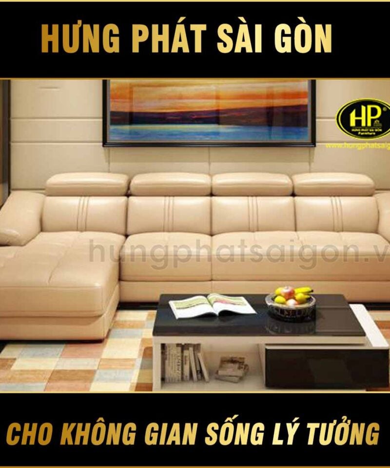 Sofa da sang trọng cao cấp H-9052B