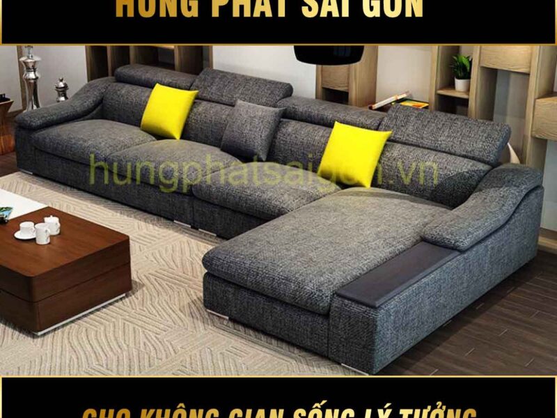 Sofa vải mẫu mới hiện đại H-276
