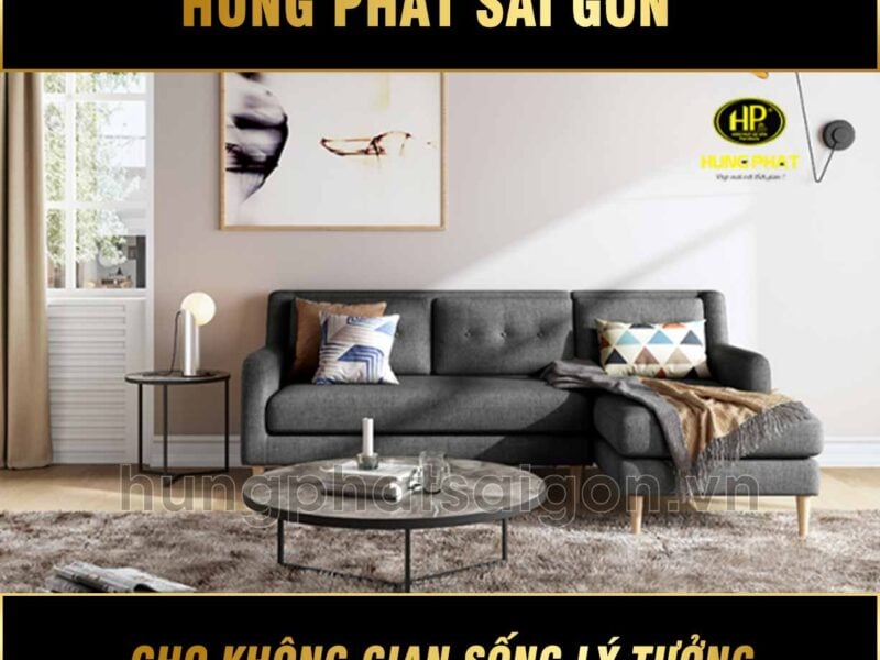 Sofa góc vải hiện đại H-1120