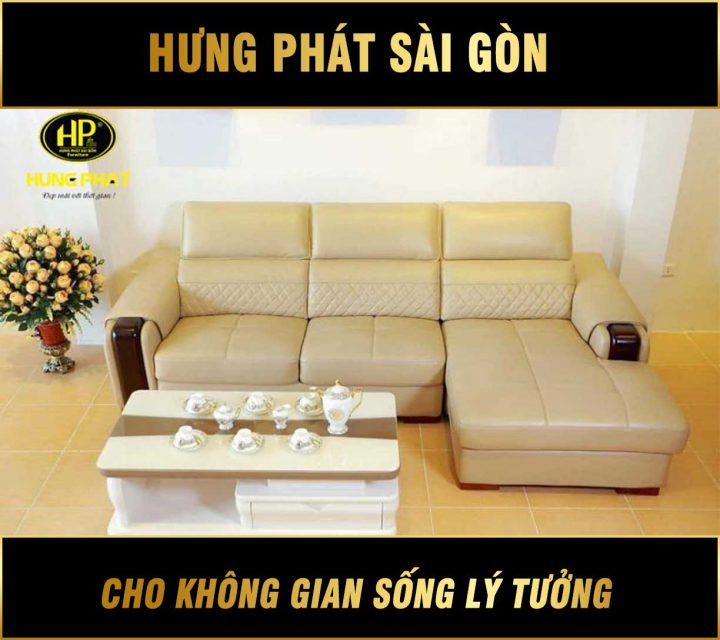 Sofa da góc nhỏ cao cấp H-2620A