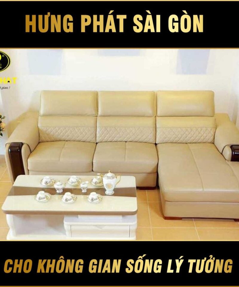 Sofa da góc nhỏ cao cấp H-2620A