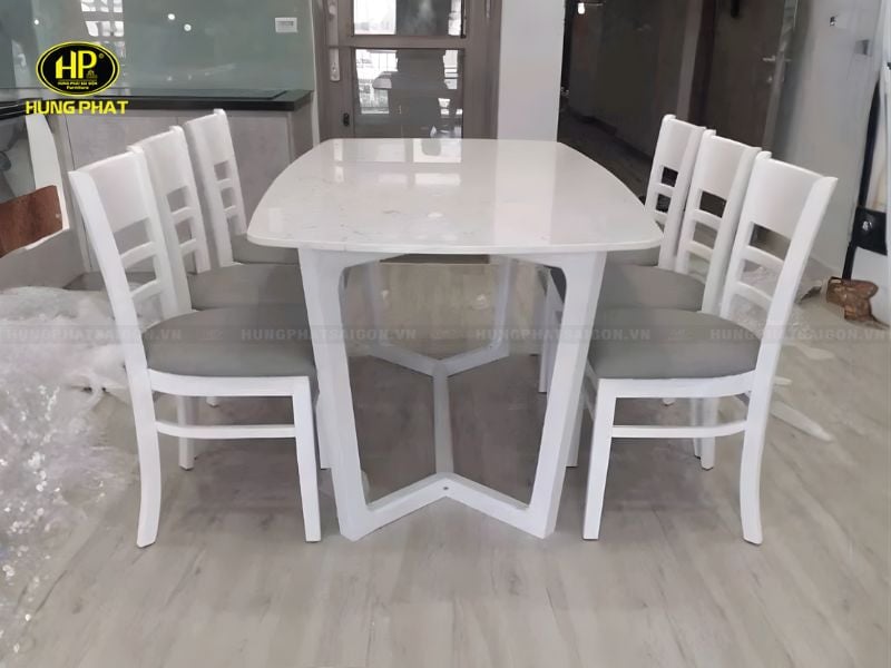 bộ bàn ăn hiện đại 6 ghế ba-114