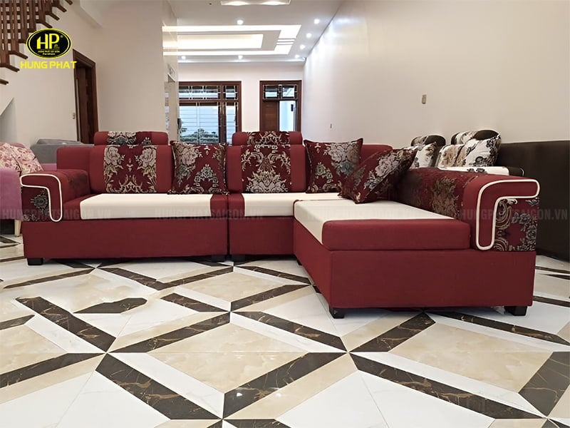 ghế sofa băng kết hợp góc h-519