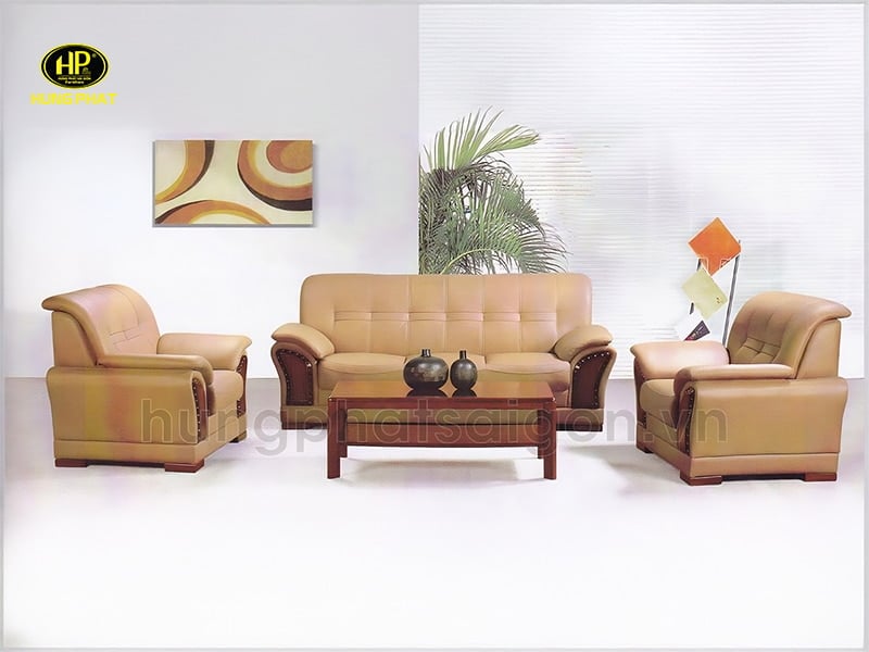 ghế sofa da văn phòng cao cấp hb-86