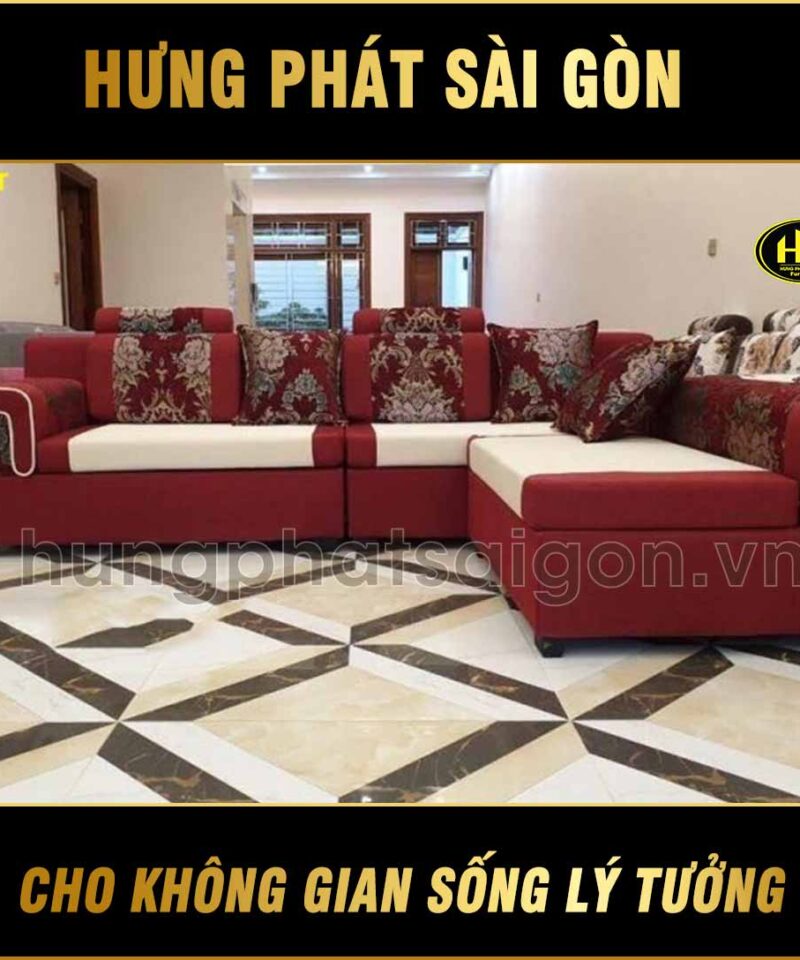 Sofa băng kết hợp góc tiện lợi H-519