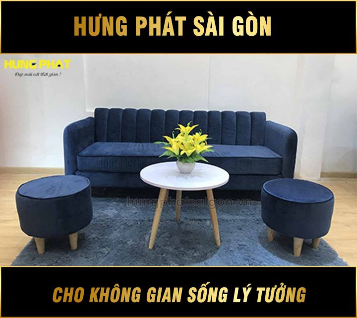 Sofa băng vải nhung H-180