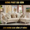 Sofa góc tân cổ điển kích thước nhỏ H-1838