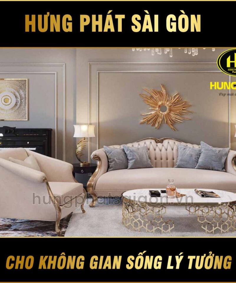 Sofa tân cổ điển hiện đại H-3030