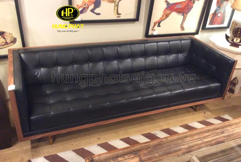 ghế sofa gỗ màu đen
