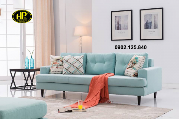 ghế sofa màu xanh ngọc cho phòng khách