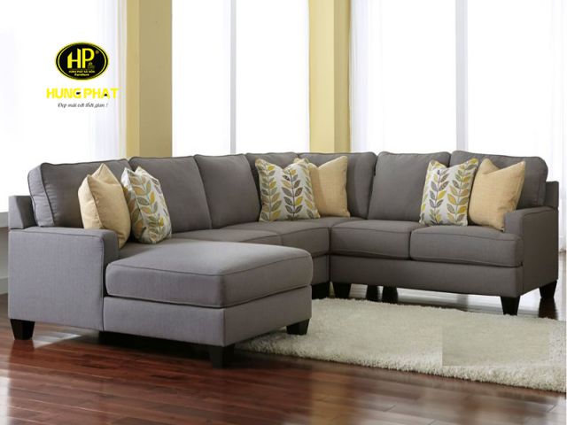 Thiết kế sofa góc chữ U bắt mắt