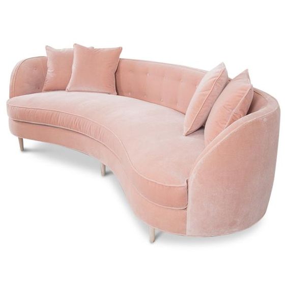 Sofa văng dài kiểu dáng cong đặc biệt